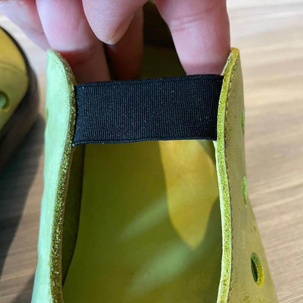 Arche Women’s Perforated Chartreuse Slip-On Loafers - Picture 6 of 8